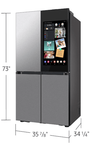 Ramtons RF/203, 2 Door Direct Cool Fridge, 128 Litres - Silver(1YR WRTY)